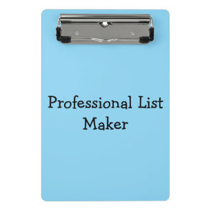 Professional List Maker Mini Clipboard