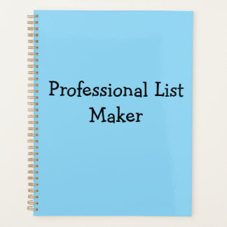 Professional List Maker Planner