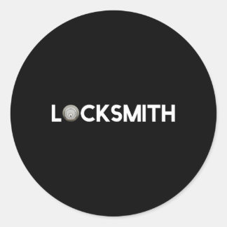 Professional Locksmith Classic Round Sticker