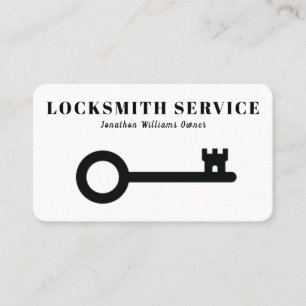 Professional Locksmith Service Business Card