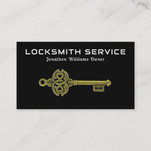 Professional Locksmith Service Business Card