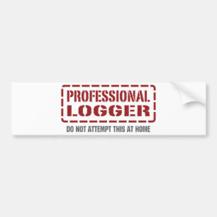 Professional Logger Bumper Sticker