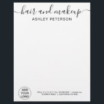 Professional logo black white simple typography letterhead<br><div class="desc">Professional black and white minimalist and simple typography,  add your promotional logo, </div>