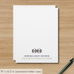 Professional Logo Letterhead<br><div class="desc">Professional Logo Letterhead featuring a clean white background with classic typography that can be easily updated with your company logo and letterhead footer including your contact information or custom text. Each sheet exudes professionalism and sophistication, making it perfect for official correspondence and important business documents.</div>