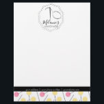 Professional Logo Letterhead-Tailor Seamstress Letterhead<br><div class="desc">Shop Professional Letterhead Pattern Stationary designed by Dream Big Digital Design</div>