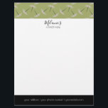 Professional Logo - Pixie Floral Pattern Letterhead<br><div class="desc">Shop Professional Letterhead Pattern Stationary designed by Dream Big Digital Design</div>