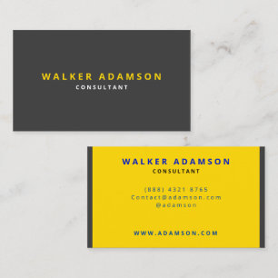 Professional Luxury Gold & Matte Black Business Card