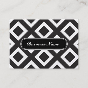 Professional Luxury Graphic Square Pattern Business Card
