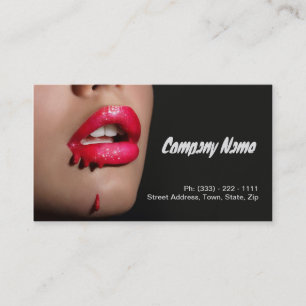 Professional Make-Up Artist / Makeup Model Business Card