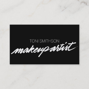 Professional Makeup Artist MUA Business Card