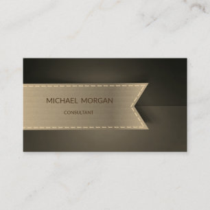 Professional Masculine Vintage Business Card