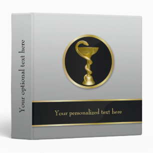 Professional Medical Gold Hygieia Bowl Binder