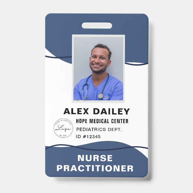 Professional Medical Surgical Employee Badge (Front)