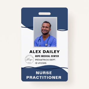 Professional Medical Surgical Employee Badge