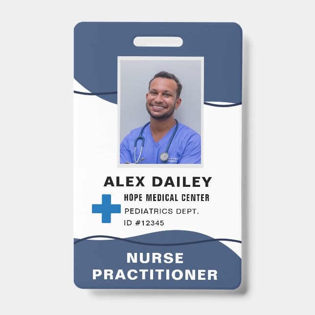 Professional Medical Surgical Employee Badge (Front)