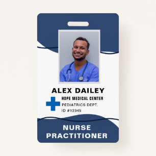 Professional Medical Surgical Employee Badge