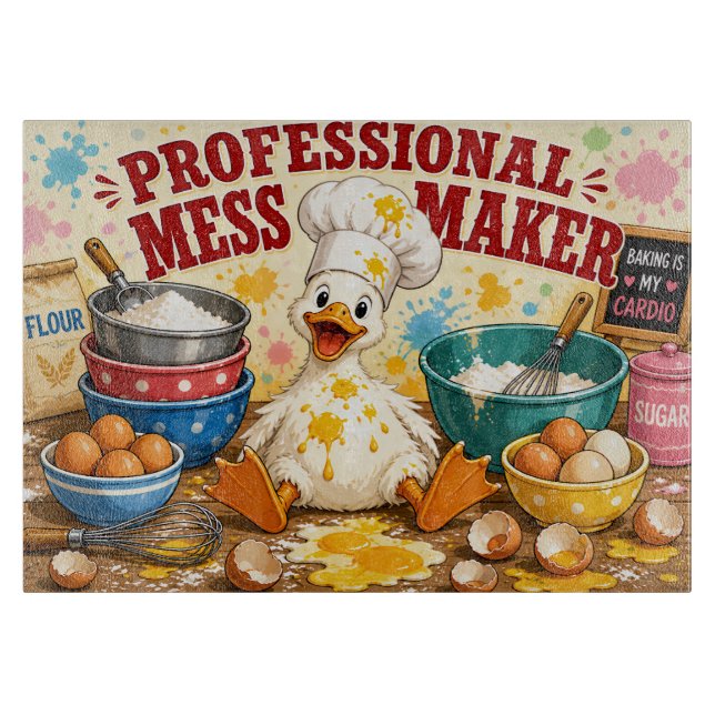 Professional Mess Maker Cutting Board (Front)