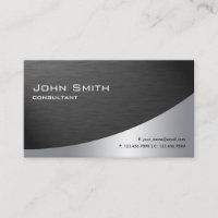 Professional Metal Elegant Modern Plain Black