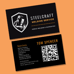 Professional Metal Welding & Fabrication Business Card