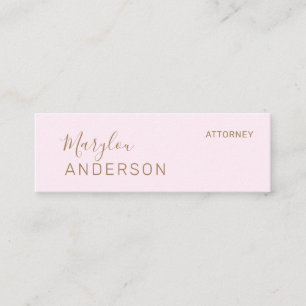 Professional  - mini business card