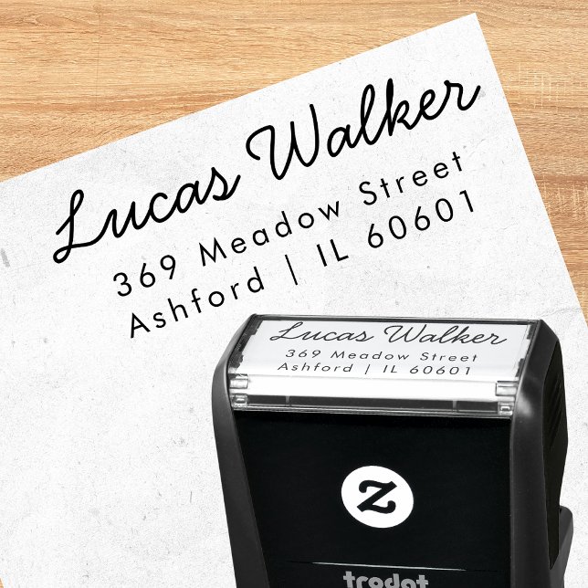 Professional Minimal Return Address Stamp (Creator Uploaded)