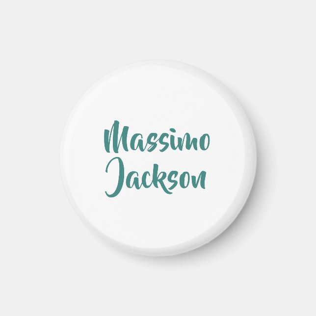 Professional Minimalist Add Name Personalized Magnet (Front)