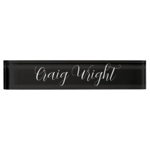 Professional Minimalist Add Name Personalized Nameplate