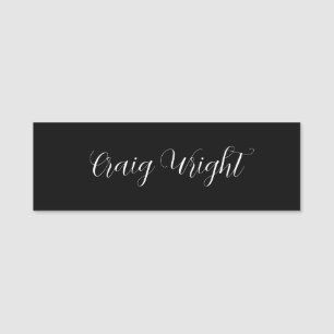 Professional Minimalist Add Name Personalized Tag