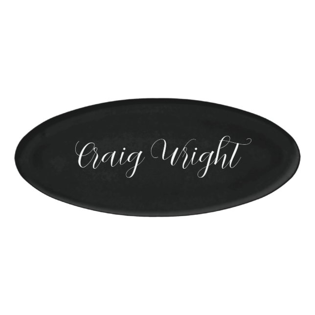 Professional Minimalist Add Name Personalized Tag (Front)