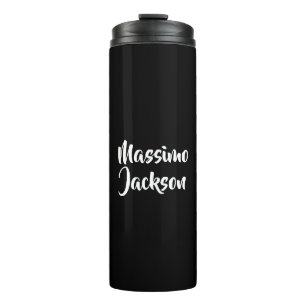Professional Minimalist Add Name Personalized Thermal Tumbler