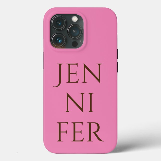 Professional minimalist add your name Case-Mate iPhone case (Back)