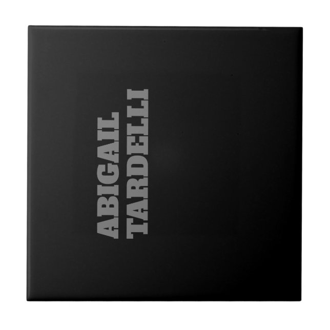 Professional minimalist bold modern custom plain tile (Front)