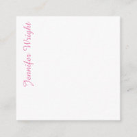 Professional minimalist feminine pink