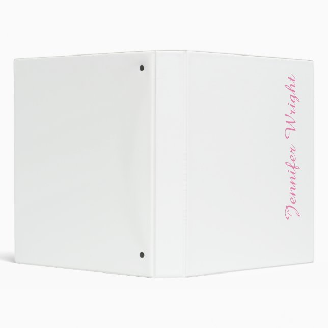 Professional minimalist feminine plain elegant binder (Background)