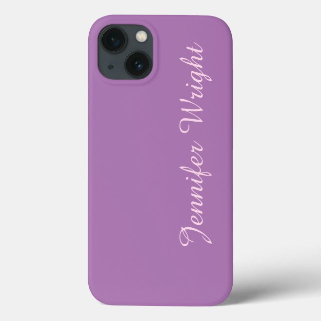 Professional minimalist feminine plain elegant Case-Mate iPhone case (Back)