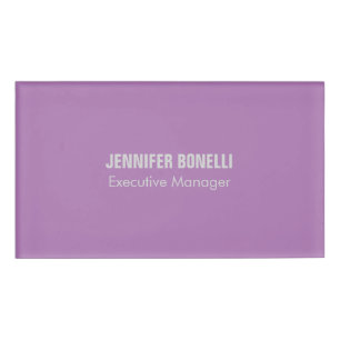 Professional minimalist modern add your name tag