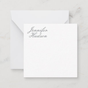 Professional minimalist modern calligraphy name card