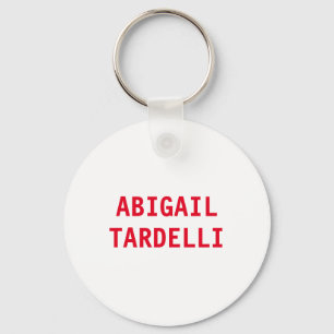 Professional minimalist modern custom plain name keychain