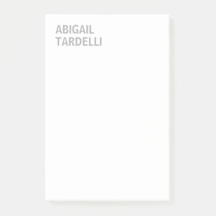 Professional minimalist modern custom plain post-it notes