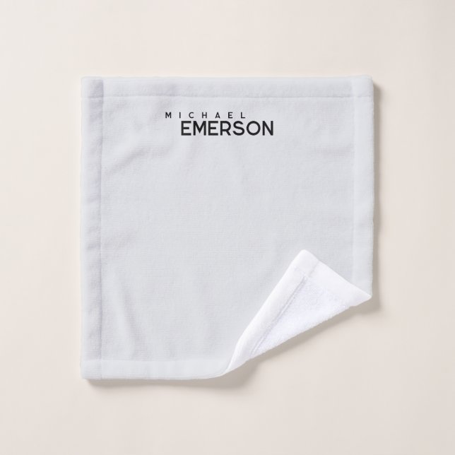 Professional minimalist modern plain  (Gant de toilette)