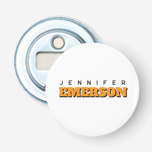 Professional minimalist modern plain  bottle opener (Front)