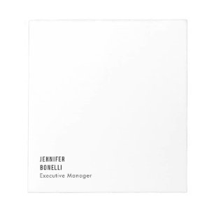 Professional minimalist modern trendy notepad