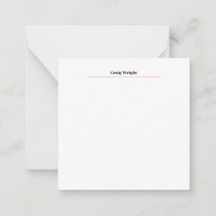 Professional Minimalist Plain Classic Personalized Card