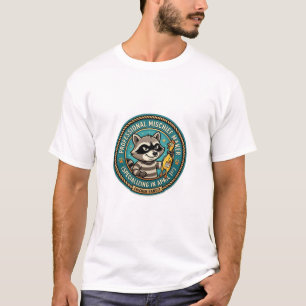Professional Mischief Maker Raccoon Funny Tee