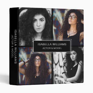 Professional Model & Actor Photo Portfolio Modern Binder