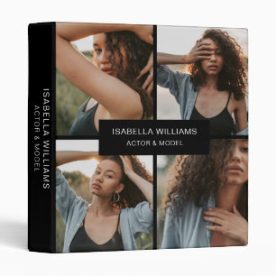 Professional Model & Actor Photo Portfolio Modern Binder