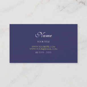 Professional Modern and Elegant  Blue Business Card