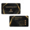 Professional Modern  black & Gold  Business Card