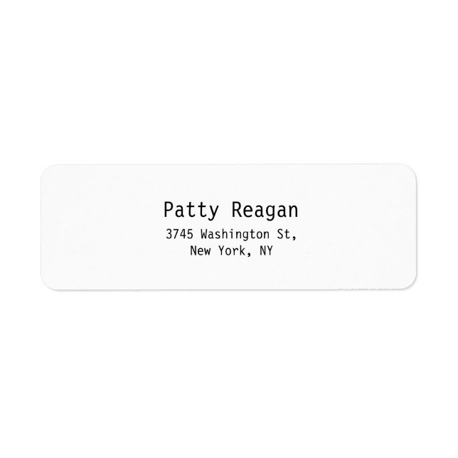 Professional Modern Black & White Plain Elegant (Front)