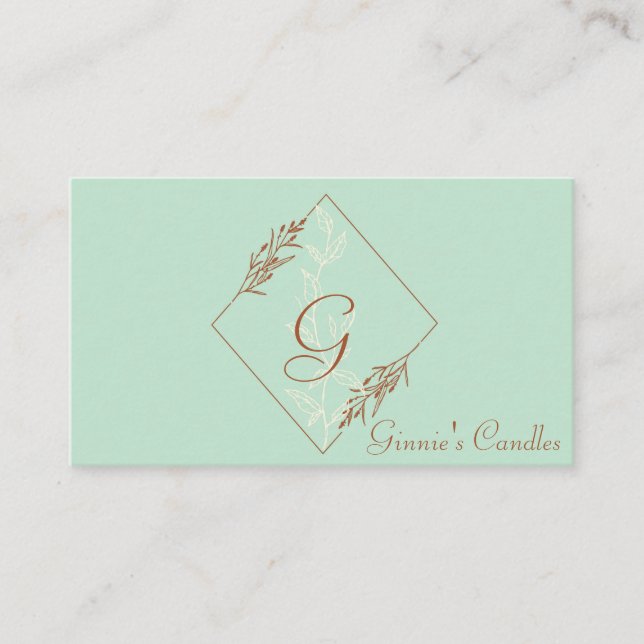 Professional, Modern Blue et Carte de visite Brown (Devant)